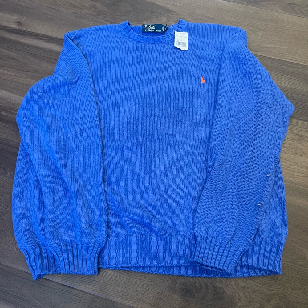 Men’s 💯 Pima Cotton Ralph Lauren Crew Neck Sweater. NTW